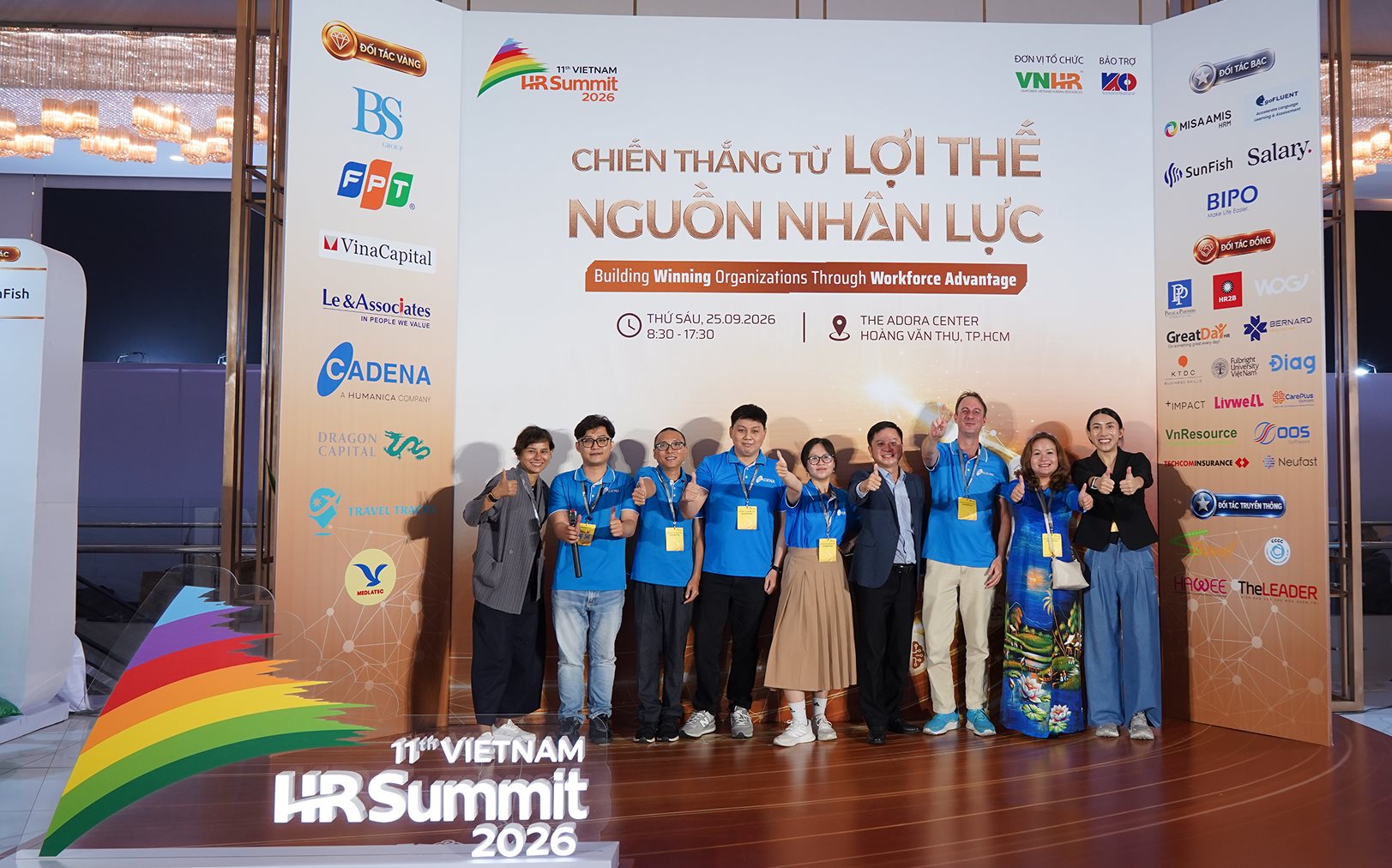 Cadena team at the Vietnam HR Summit 2026 booth
